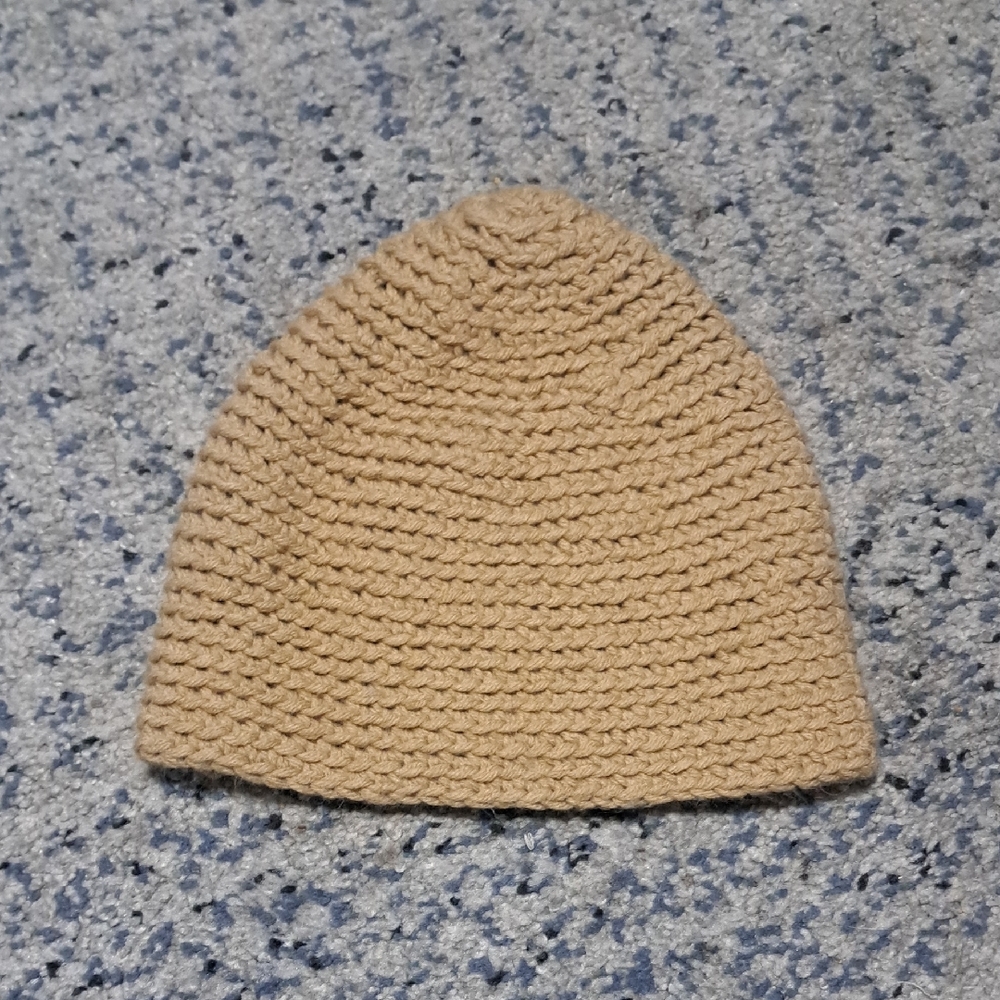 Cozy Tan Knit Beanie